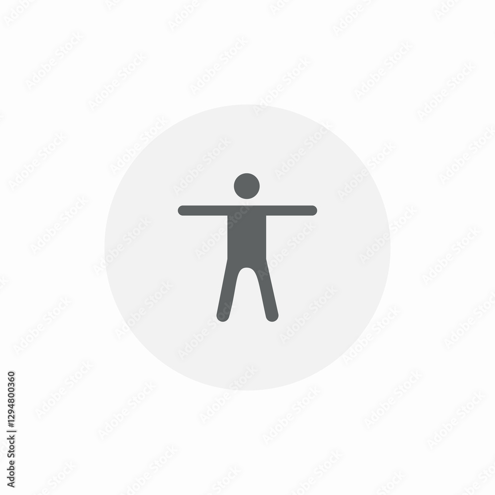 accessibility web icon sign vector accessibility web icon sign vector