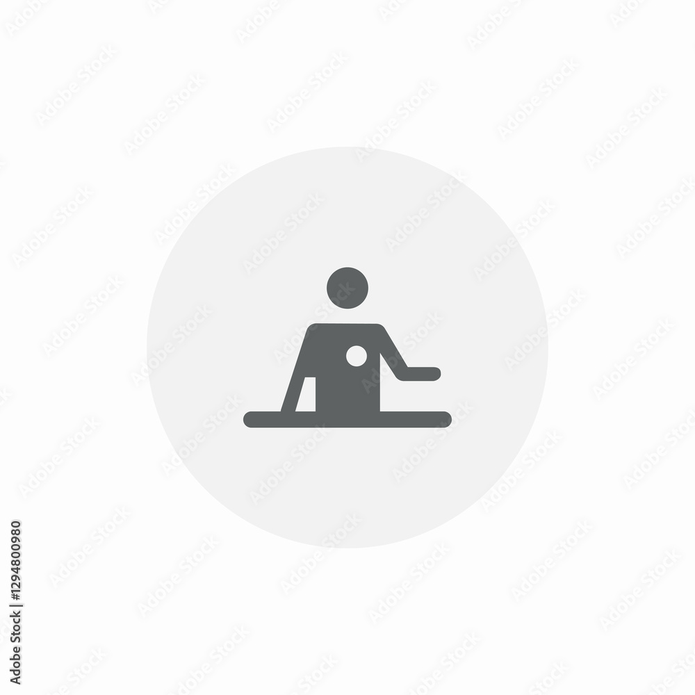 customer service staff icon sign vector customer service staff icon sign vector