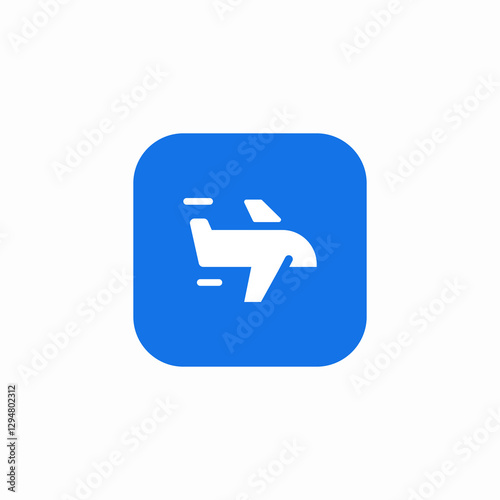 plane flight icon sign vector