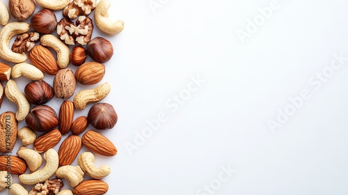 Wallpaper Mural A selection of dried fruits—including cranberries, raisins, and oranges—isolated on a white background. Torontodigital.ca