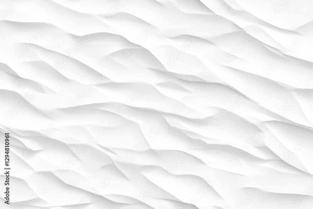 Fototapeta premium Fundo branco em padrão seamless com texturas variadas, incluindo elementos abstratos, tinta e papel amassado, criado com IA generativa para designs versáteis e modernos