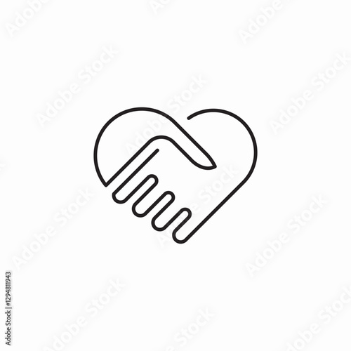 charity organization icon sign vector