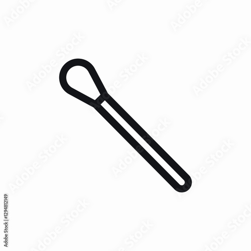 cotton swab icon sign vector