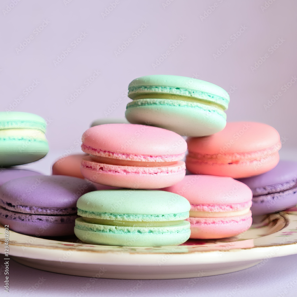 French macarons pastel colors sweet dessert gourmet bakery delicate treats elegant confections afternoon tea French macarons pastel colors sweet dessert gourmet bakery delicate treats elegant confections afternoon tea