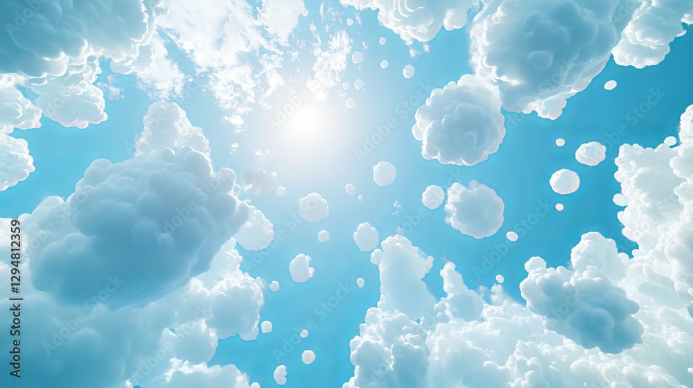 Stunning Blue Sky Background Fluffy White Clouds Dreamy Peaceful Serene Heavenly Soft Light Summer Day Bright Airy Nature Scene Tranquil Atmosphere Stunning Blue Sky Background Fluffy White Clouds Dreamy Peaceful Serene Heavenly Soft Light Summer Day Bright Airy Nature Scene Tranquil Atmosphere