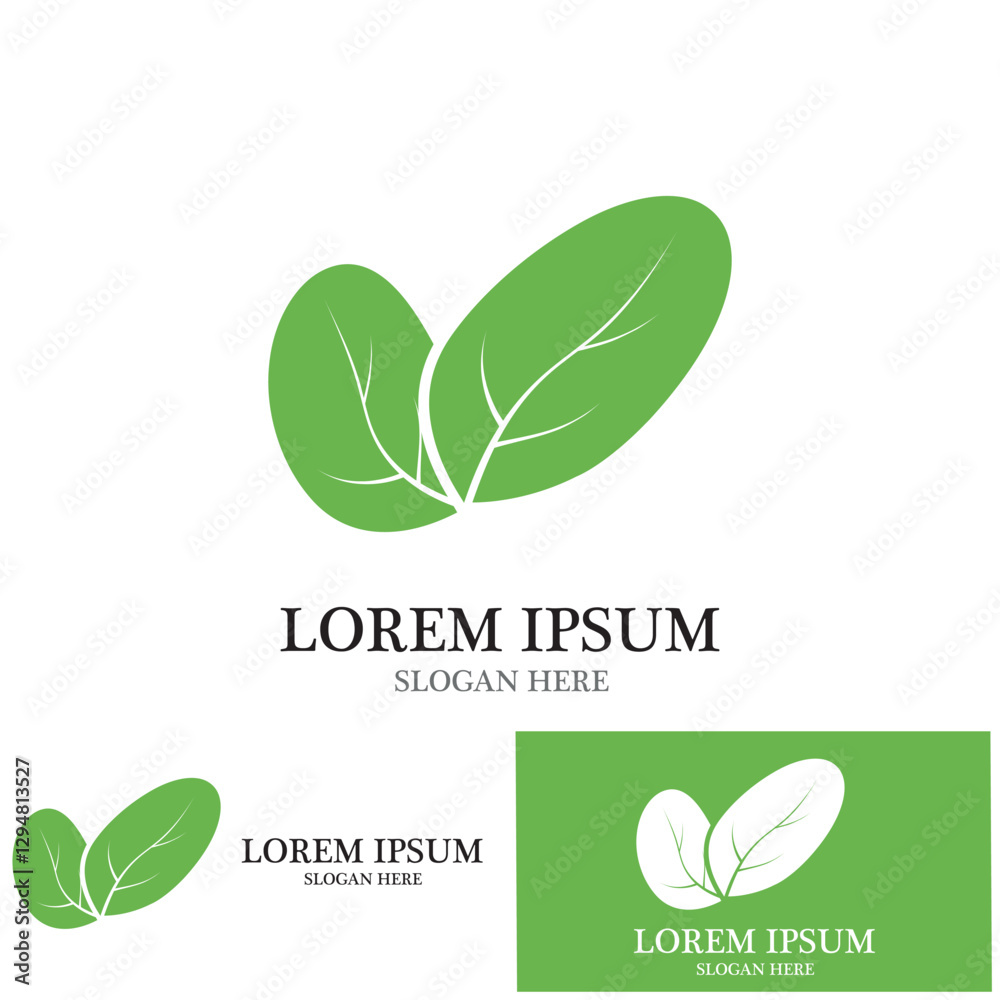 moringa leaves icon vector illustration template design moringa leaves icon vector illustration template design
