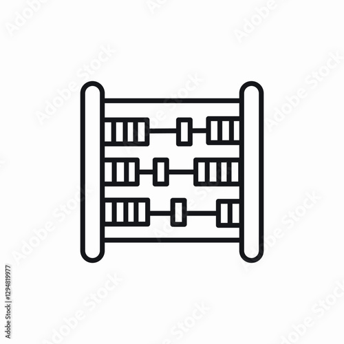 calculation toy icon sign vector