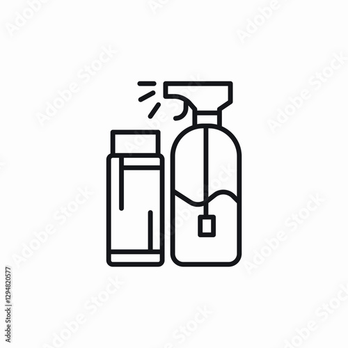 cleaner containers icon sign vector
