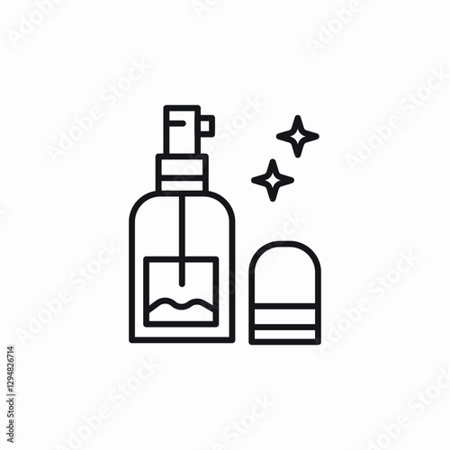 perfume scent icon sign vector