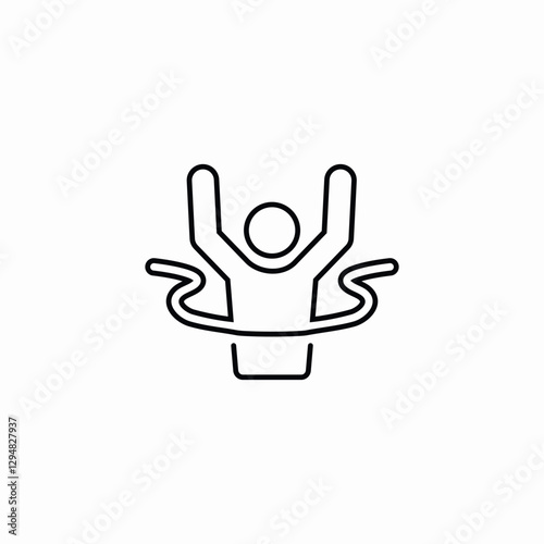 sports win icon sign vector