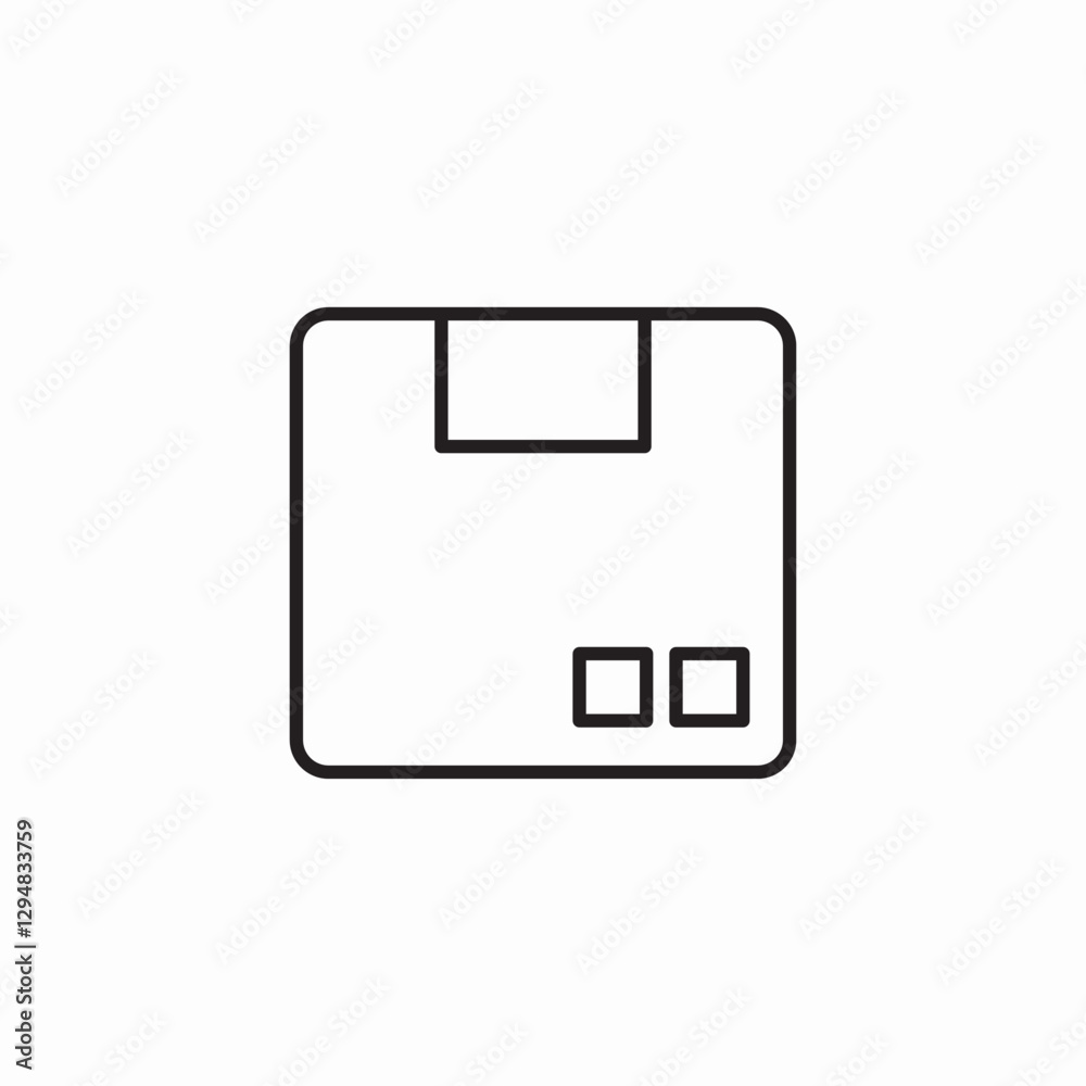 package box icon sign vector package box icon sign vector