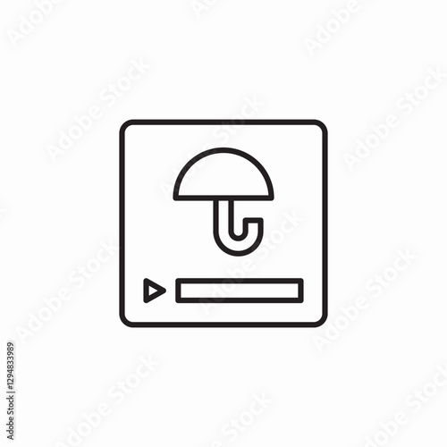 protection start icon sign vector