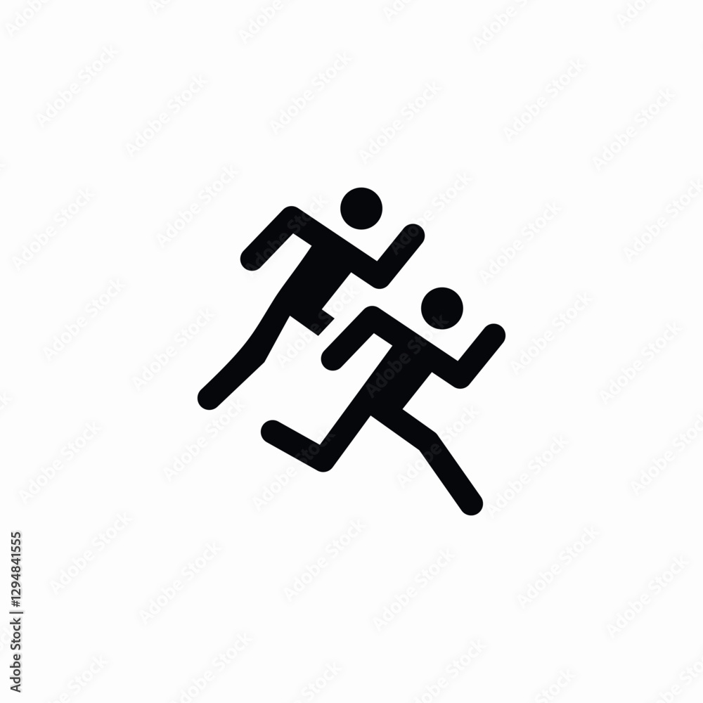sports race-athletes icon sign vector sports race-athletes icon sign vector