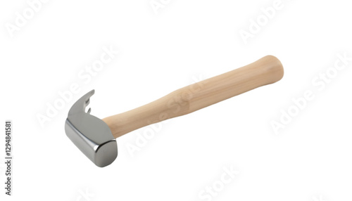 Photo Realistic Image Hammer Wood Handle Metal Head Construction Tool