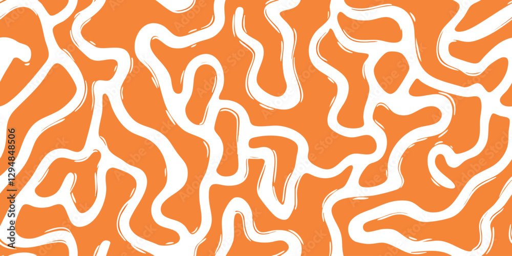 Abstract wavy seamless pattern. Modern geometric repeat background for design, packaging, fabric, wallpaper, branding, stationery, wrapping paper, interior Abstract wavy seamless pattern. Modern geometric repeat background for design, packaging, fabric, wallpaper, branding, stationery, wrapping paper, interior