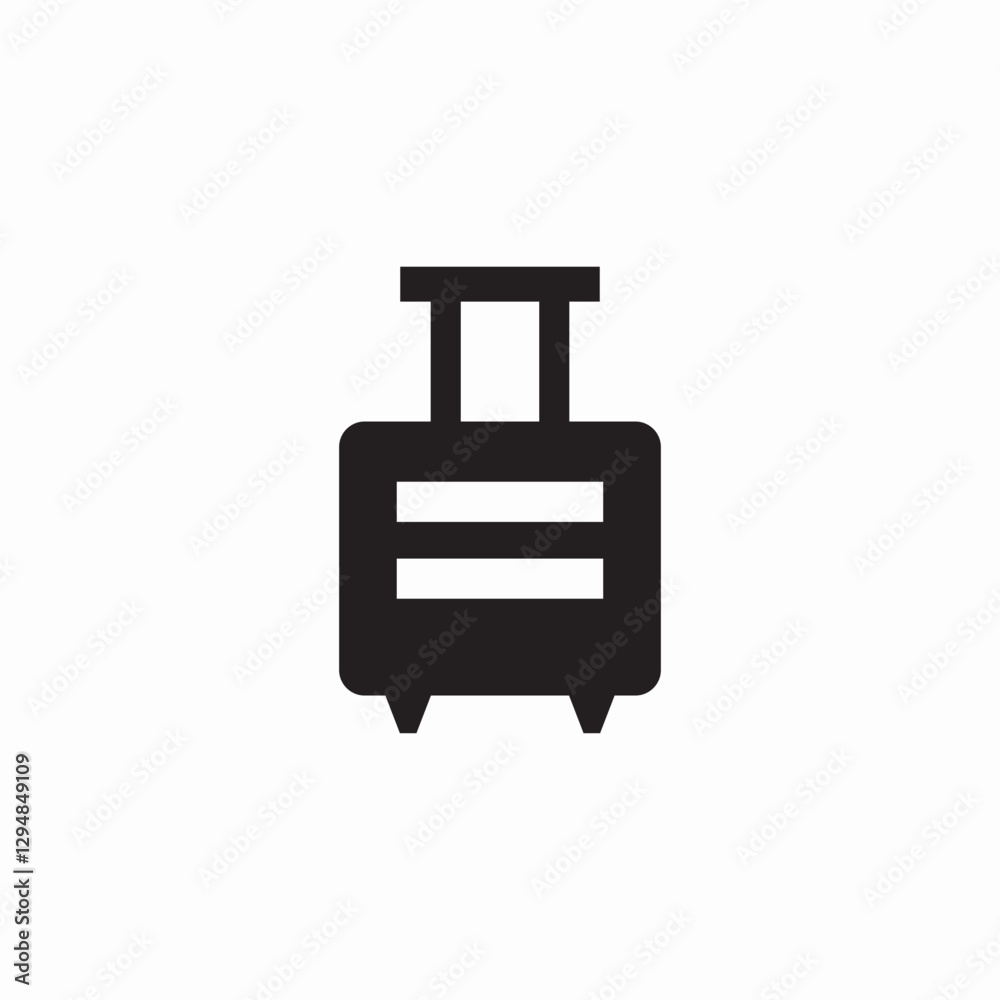 travel luggage icon sign vector travel luggage icon sign vector