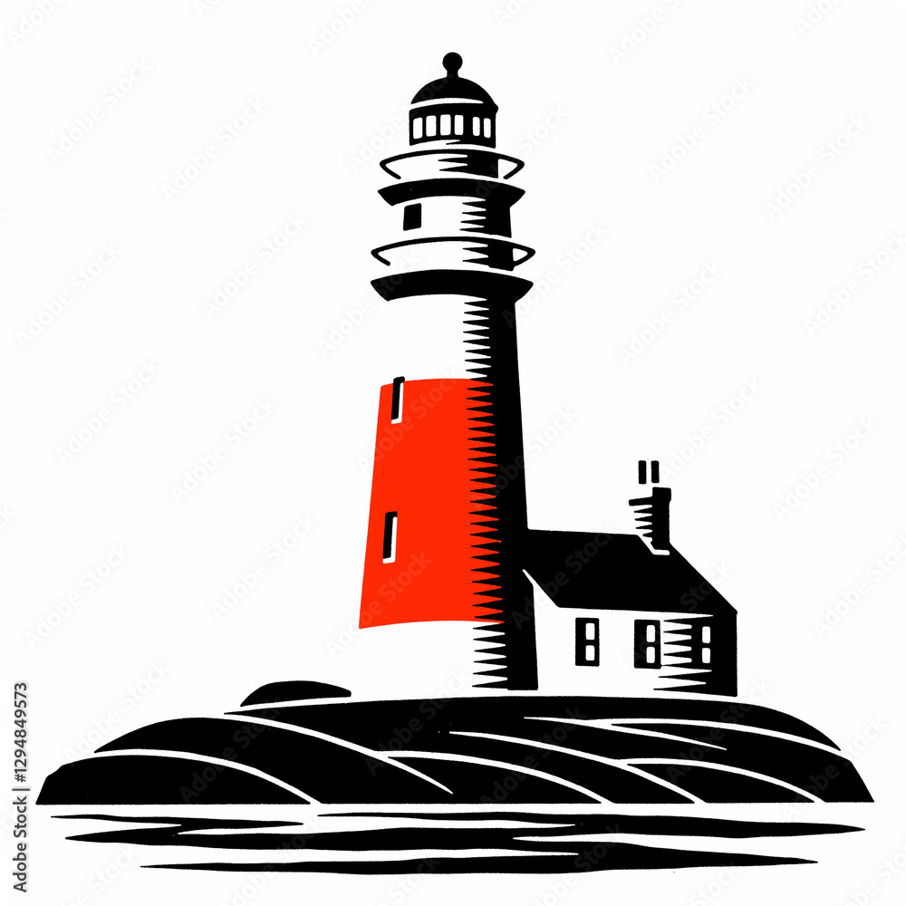 lighthouse on the coast