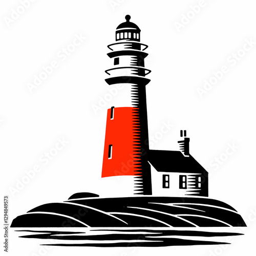 Obraz na płótnie lighthouse on the coast w salonie