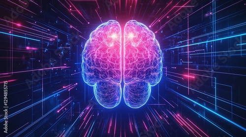 Human brain scan	
