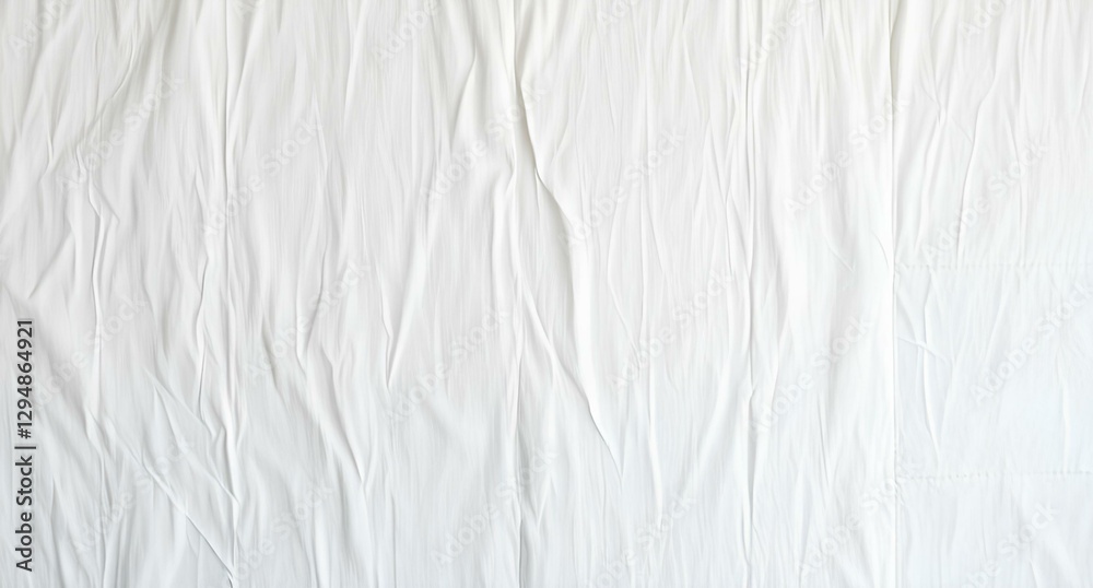 Fototapeta premium White Crumpled Paper Texture