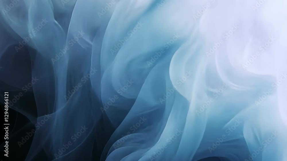 Smoke billowing in soft, flowing patterns against a dark background, creating an ethereal atmosphere Smoke billowing in soft, flowing patterns against a dark background, creating an ethereal atmosphere