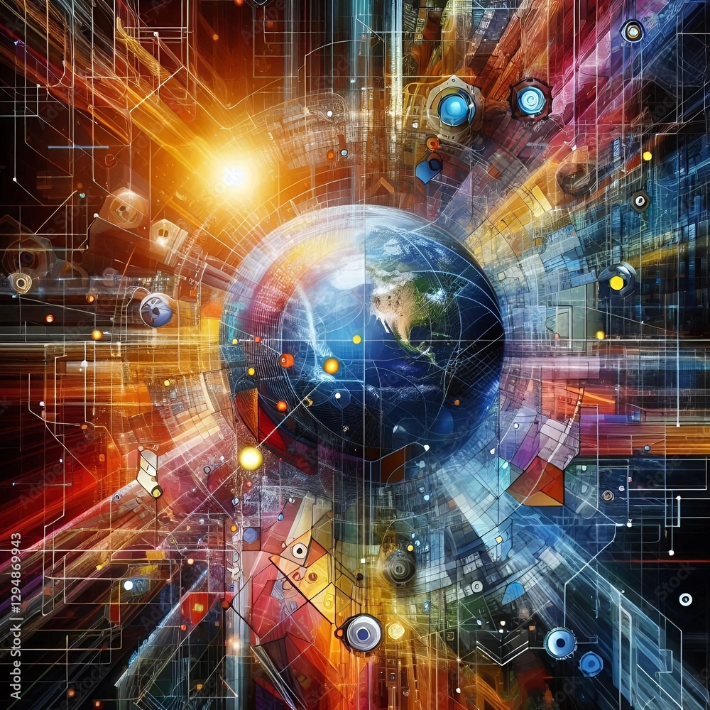 Abstract futuristic technology background featuring interconnected hexagonal shapes in a modern design. Abstract futuristic technology background featuring interconnected hexagonal shapes in a modern design.