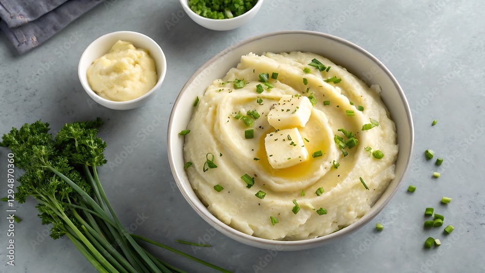 Creamy Mashed Potatoes with Butter & Herbs – Classic Comfort Food Creamy Mashed Potatoes with Butter & Herbs – Classic Comfort Food