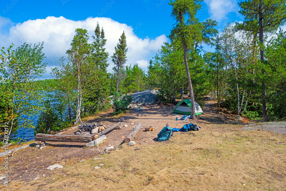 Remote Campsite in the Boundary Waters