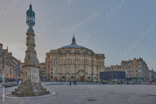 Obraz na płótnie Bistro Square Teviot Row Hall Study Mcewan Hall Edinburgh, Scotland w salonie