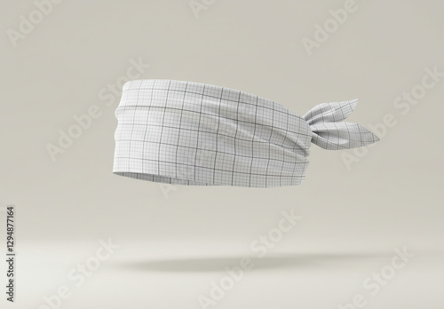 Bandana Floating Realistic Mockup