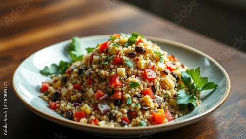 _Radiant power plate of organic quinoa salad bursting with colors and textures with motivational des