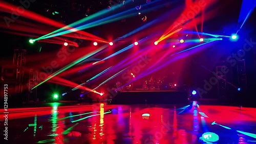 concert stage with lights