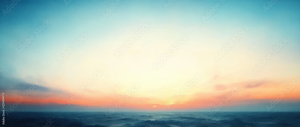 Tranquil Dawn with Soft Pastel Colors in the Sky and Beautiful Sunrise over a Serene Landscape Tranquil Dawn with Soft Pastel Colors in the Sky and Beautiful Sunrise over a Serene Landscape
