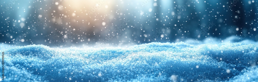 Fototapeta premium Winter Weather Alert Snow Ice Forecasting Climate Danger Vigilance Meteo Storm Banner Landscape