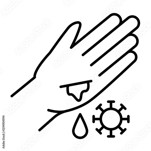 Infection Virus outline icon