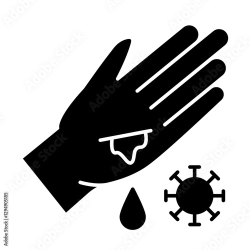 Infection Virus solid icon