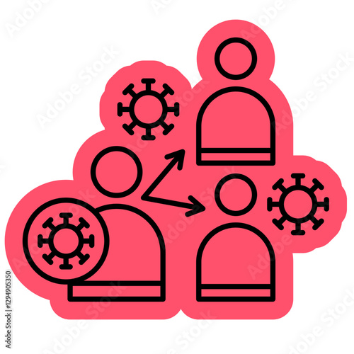 Infection Virus outline icon