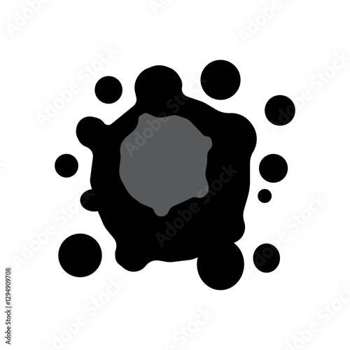 b cell blebbing glyph icon
