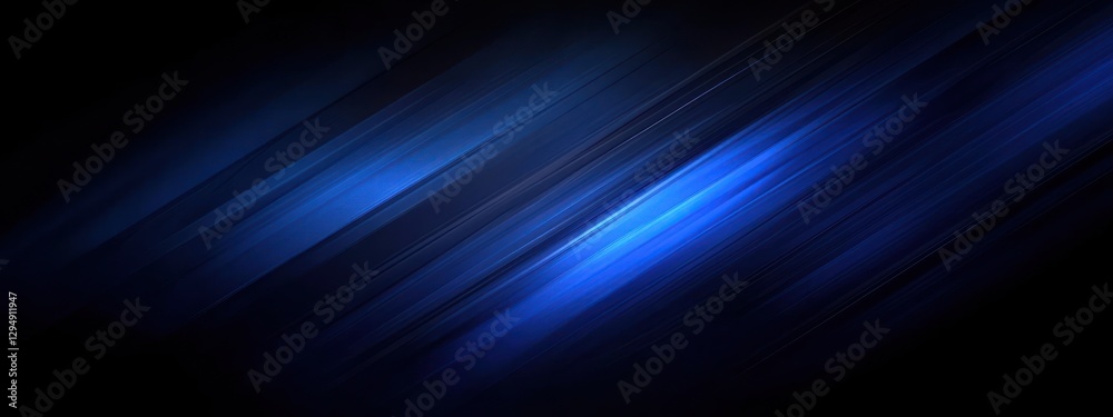 Abstract Artwork with Diagonal Blue Stripes and Geometric Shapes on Dark Background Abstract Artwork with Diagonal Blue Stripes and Geometric Shapes on Dark Background