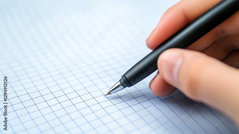 Hand holding pen drawing step chart on transparent screen, investment and financial planning concept, abstract blue business background, copy space, economic strategy representation. Hand holding pen drawing step chart on transparent screen, investment and financial planning concept, abstract blue business background, copy space, economic strategy representation.