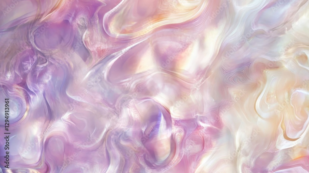 Fototapeta premium Colorful abstract swirls create a dreamy and ethereal pattern that captivates the viewer in this artistic representation of light and texture