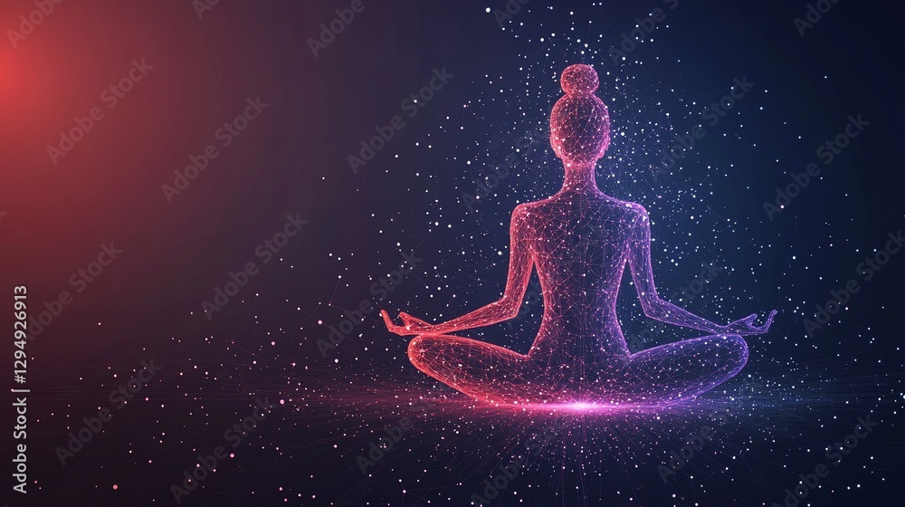Serene Yoga: A Digital Representation of Inner Peace and Tranquility Serene Yoga: A Digital Representation of Inner Peace and Tranquility