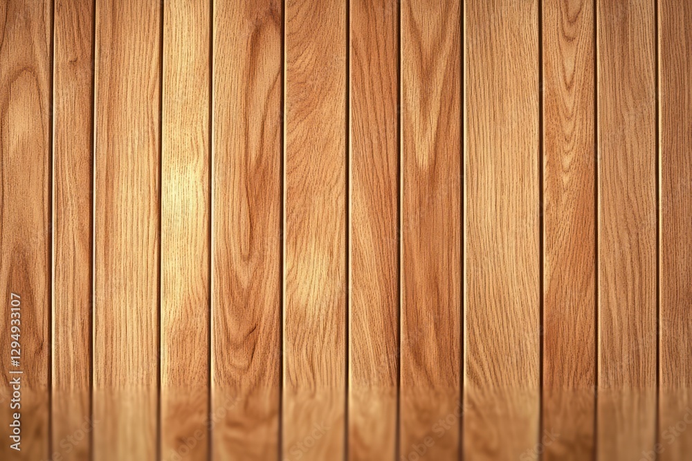Naklejka premium Wooden Texture Background Realistic Warm Lighting Fine Grain Pattern Smooth Surface Detail