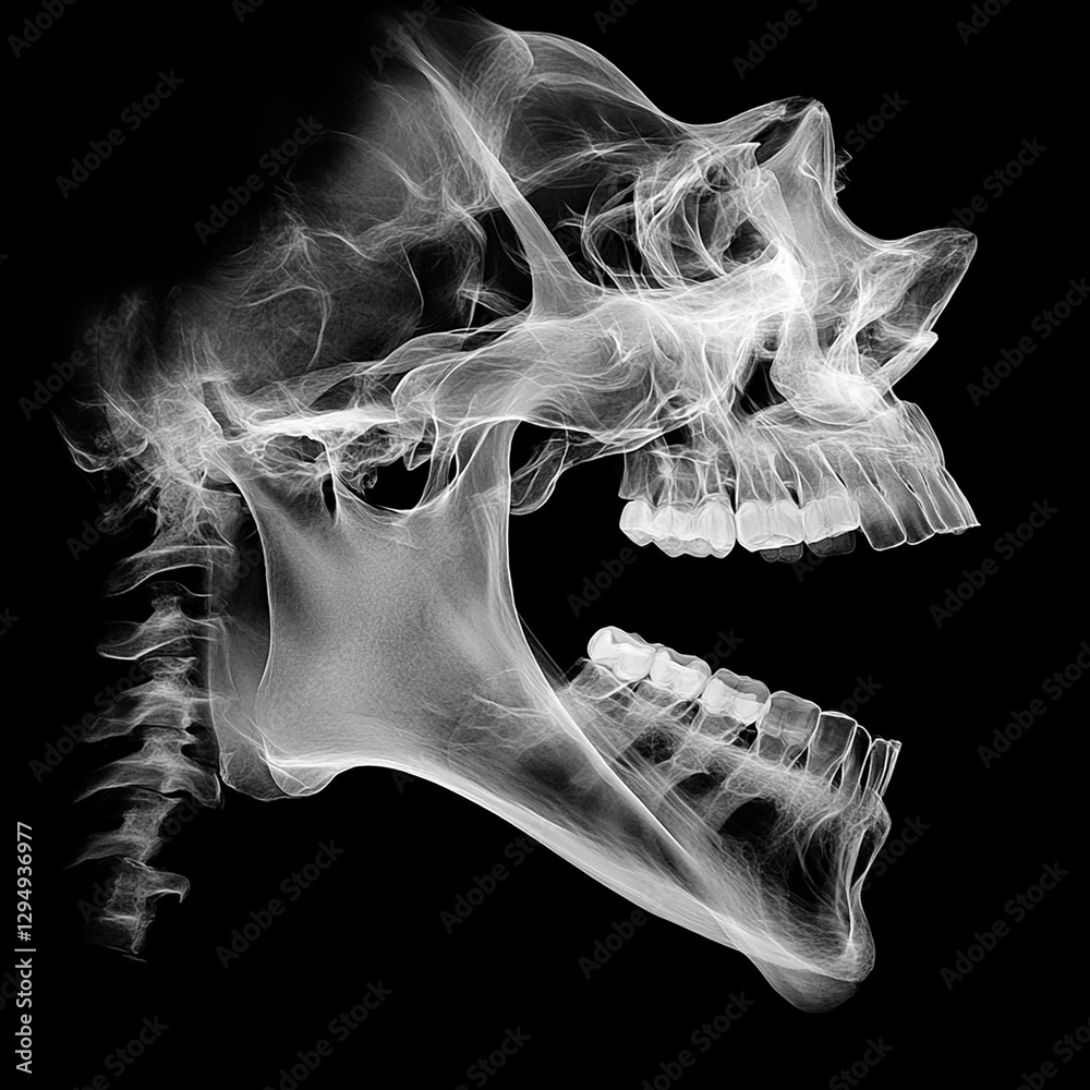 radiographie de la mâchoire . IA Generative