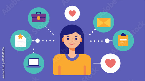 These illustrations can visually represent the various elements and tasks involved in the role of an Influencer Partnership Coordinator.
