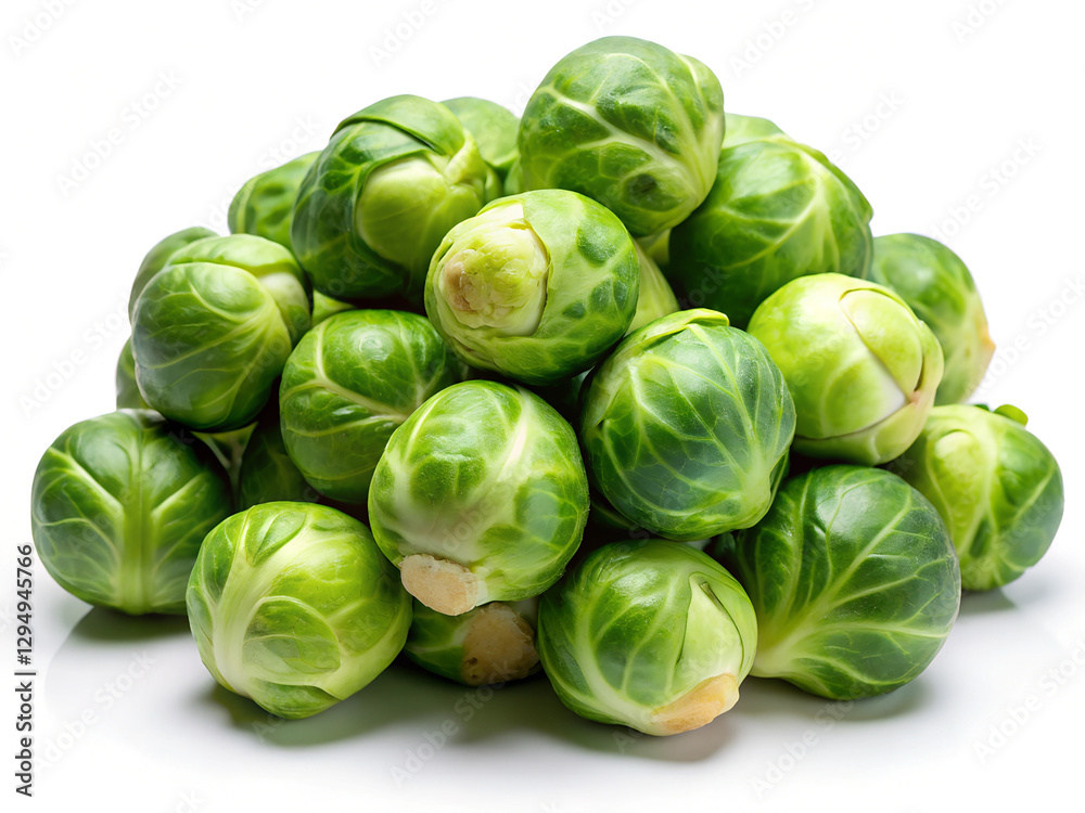 brussels sprouts isolated on white brussels sprouts isolated on white