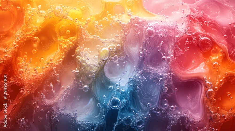 An Artistic Representation of Chromatic Liquids Overflowing in Vibrant Colors Crafting Intricate Patterns of Movement An Artistic Representation of Chromatic Liquids Overflowing in Vibrant Colors Crafting Intricate Patterns of Movement