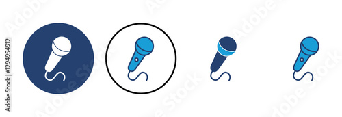 microphone icon vector. karaoke icon vector