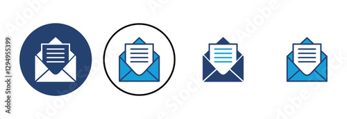 Mail icon vector. email icon vector. E-mail icon. Envelope illustration