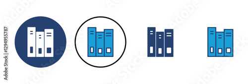 Library icon vector. education icon vector